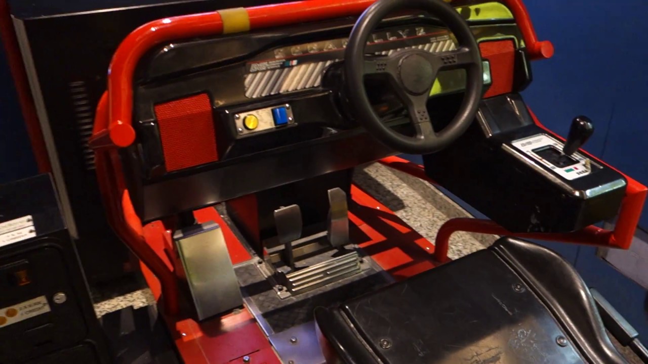 Sega Rally 2 Arcade Cabinet Youtube