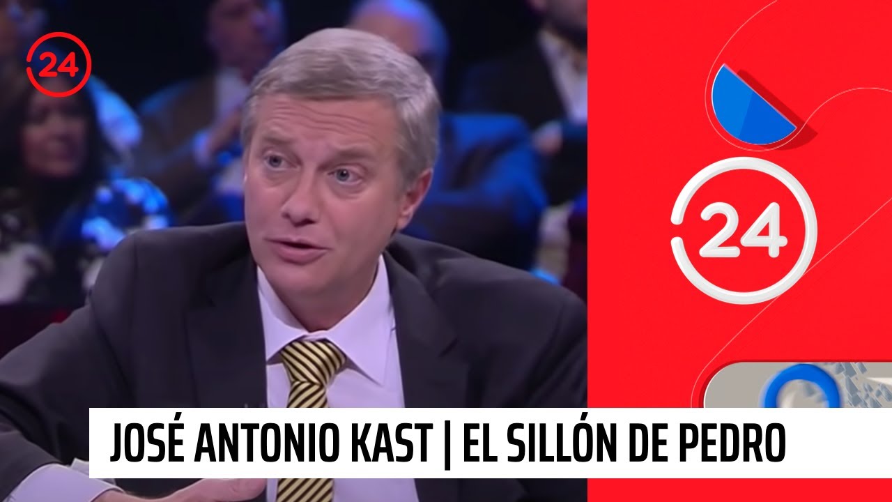 José Antonio Kast | El Sillón de Pedro Presidencial | 24 Horas TVN Chile