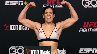 Ailin Perez - Official Weigh-in - (UFC Fight Night: Krylov vs. Spann) - /r/WMMA