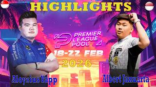 Download lagu HIGHLIGHTS | Aloysius Yapp  Vs Albert Januarta 🔥 2026 Premier League Pool
