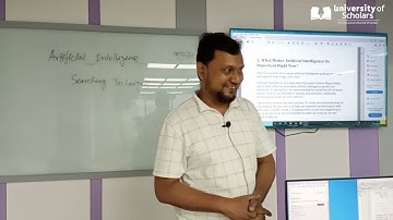 Artificial Intelligence & Lab| Lecture -06 |CSE| AKM Monzurul Islam | University of Scholars