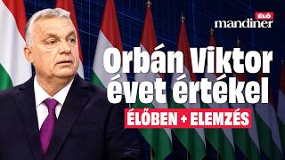 Miniszterelnöki évértékelő a Várkert Bazárból – ÉLŐ közvetítés a Mandineren