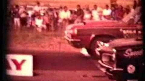 Dorothy Davis drag racing her 426 hemi 1964 dodge ...
