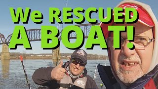 We rescue a boat that was pinned against a bridge piling. by Harley Neal 997 views 4 years ago 7 minutes, 28 seconds