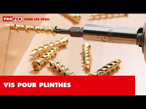Vis pour plinthes PROFIX - Vissable sans cheville