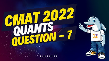 CMAT | CMAT 2022 Quants | Q7: Video Solution | #cmatprep #cmat #doubtpucho #cmatpreparation