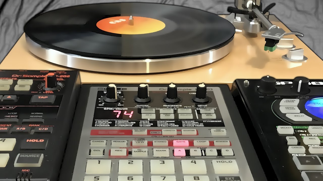 Making a Sampled Beat w/ All Drums & Instruments from the same Jazz Record [sp202 | sp303 | sp404a]