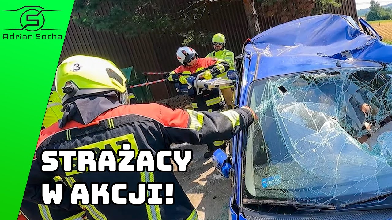 JAK STRAŻACY DOSTAJĄ SIĘ DO POSZKODOWANYCH? 🔥 - HELMET CAM 5