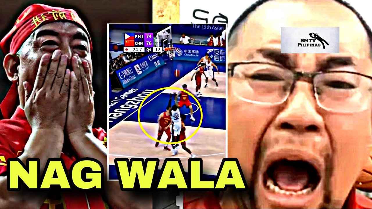 Nang MAGWALA fans ng China ! AKALA NG CHINA panalo na sila sa ating Gilas pilipinas 