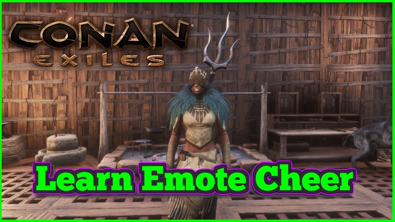 Learn Emote Cheer & Yog Religion Conan Exiles