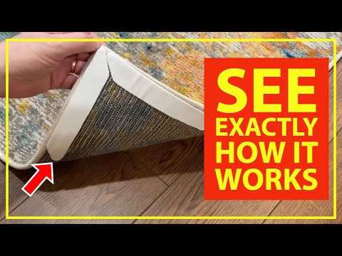 How To Stop Area Rug Sliding and Curled Rug Corners