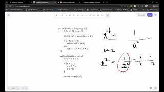 Leetcode activity Week 2 - Day 8 - Q 2 | Leetcode 50. Pow(x, n)