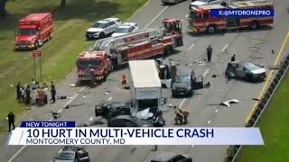 10 hurt, Tesla Cyber Truck split in half in Silver Spring multi-vehicle crash: Police