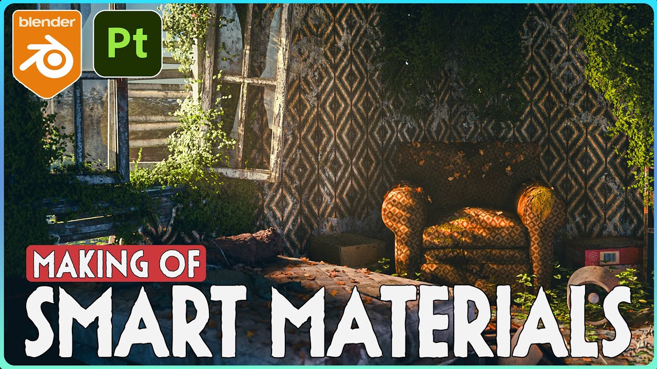 How I Make Smart Materials in Substance Painter + Blender Project File ...