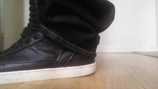 Black Hi-Tops, White Socks