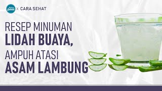 Cara Buat Minuman Lidah Buaya, Ampuh Turunkan Asam Lambung | Hidup Sehat tvOne