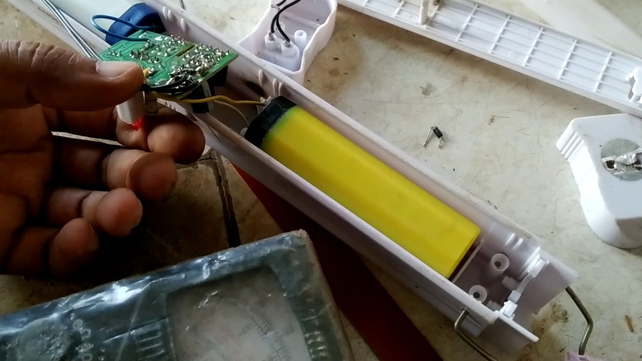 Automatic Dc AC emergency light - YouTube