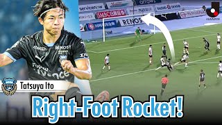 Tatsuya Ito's precision mid-range strike!