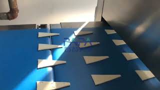 Four rows large capacity croissant bread production line