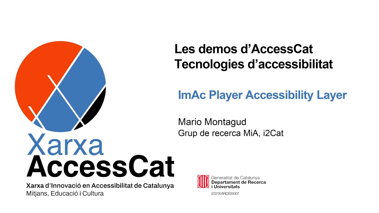 ImmAcc Player Accessibility Layer | Demos AccessCat