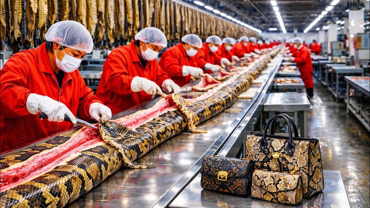 Inside The LUXURIOUS Gucci Factory : From Snake Leather To Gucci