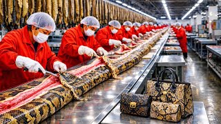 Inside The LUXURIOUS Gucci Factory : From Snake Leather To Gucci Bag