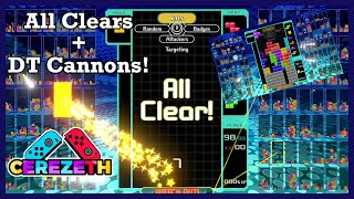 Tetris 99 - All Clear Dt Practice