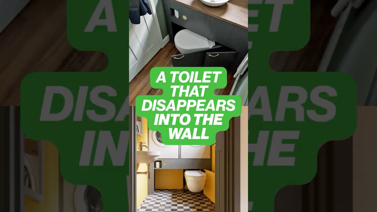 Hidealoo's Genius Space-Saving Toilet for Small Bathrooms