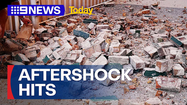 Aftershock hits NSW's Hunter Valley after rare 4.7 magnitude earthquake | 9 News Australia