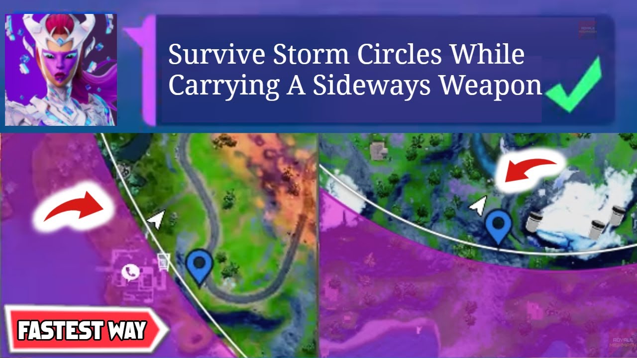 How To Get CUBE QUEEN Skin in Fortnite (Survive Storm Circles While CARRYING A SIDEWAYS WEAPON)!