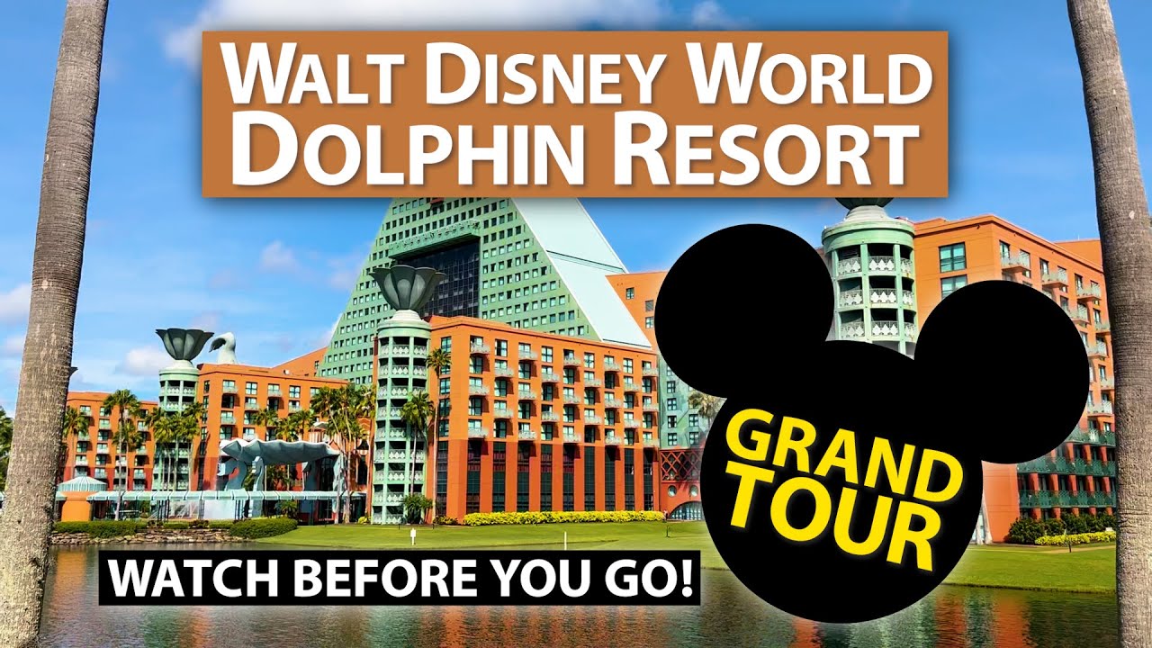 Walt Disney World Dolphin Resort GRAND TOUR of the Place Watch