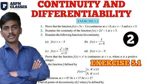 Exercise 5.1 class 12 maths ncrt |Q.no 1 to Q.no 10| Continuity and Differentiability|By P.N.Biradar