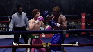 Justin Bieber Vs KSI Fight Night Champions Simulation