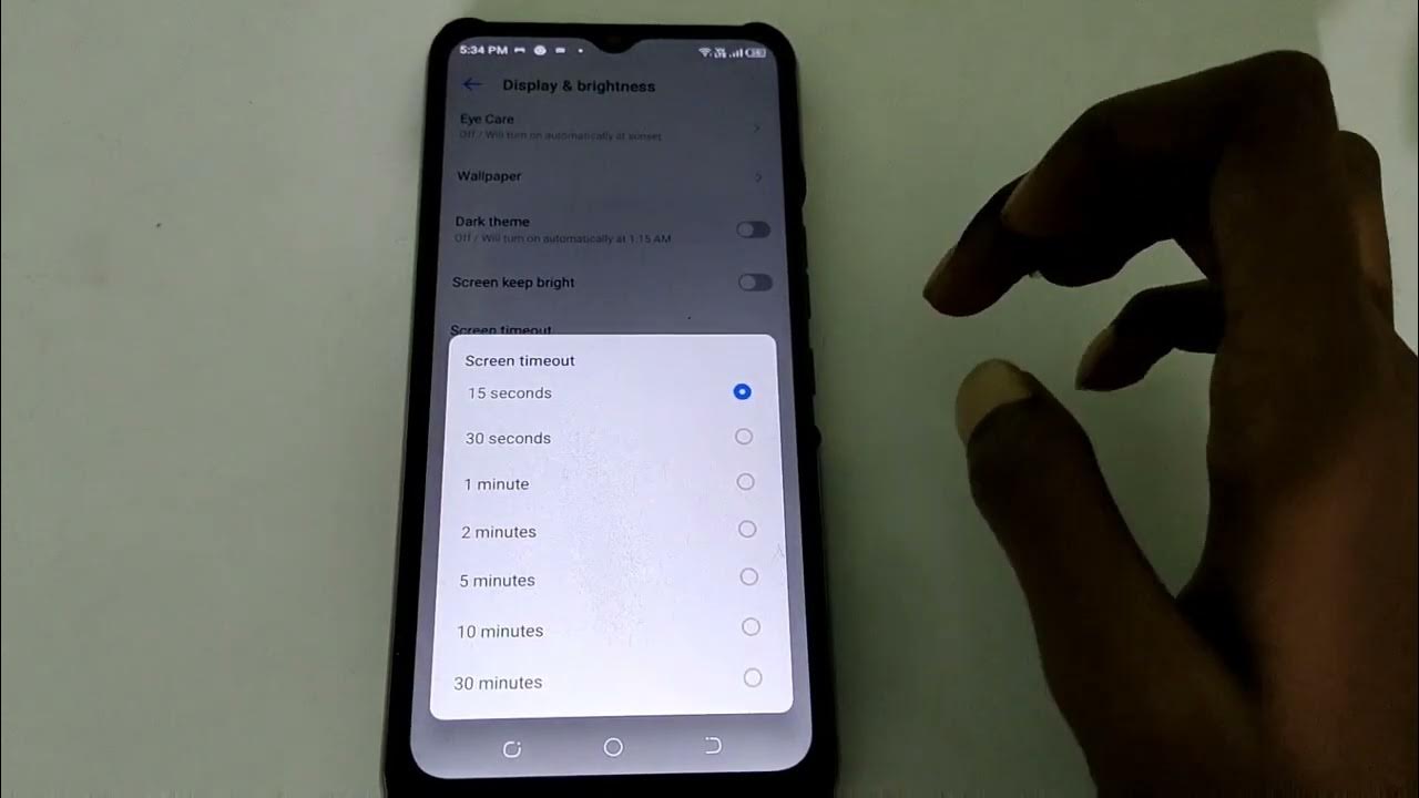 how-to-increase-screen-time-out-in-infinix-hot-12-play-screen-timeout