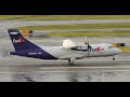 FedEx Feeder (Empire) ATR-42F [N908FX] takeoff from PDX