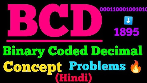 binary coded decimal (bcd)