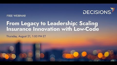 From Legacy to Leadership: Scaling Insurance Innovation with Low-Code