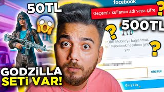 50 TL'ye GODZİLLA SETLİ HESAP ALMAK MÜMKÜN MÜ? (HER ŞEYİ VAR!)  PUBG Mobile HESAP SATIN ALMA #2