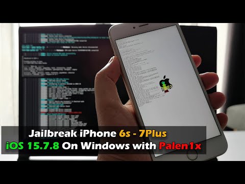 Jailbreak iPhone 6s, 6s Plus - iPhone 7, 7 Plus  iOS 15.7.8 On Windows with Palen1x