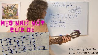 Hướng dẫn Guitar từ A đến Z: Bài 3- Mẹo nhớ nốt 3 ngăn đầu tiên cực dễ