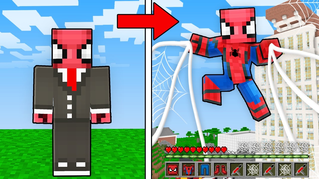 NASIL SÜPER KAHRAMANLARA DÖNÜŞTÜM? - Minecraft