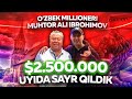 O'ZBEK MULTI-MILLIONERI $2.500.000 uyida sayr qildik (exclusive)