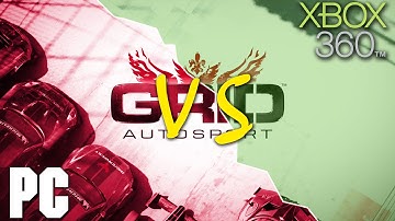 Grid Autosport PC vs XBOX 360 Comparison (HD)