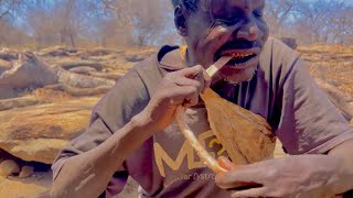 🥩 Hadzabe Tribe’s Wild Feast – Family Goes Primitive! 😮🌿