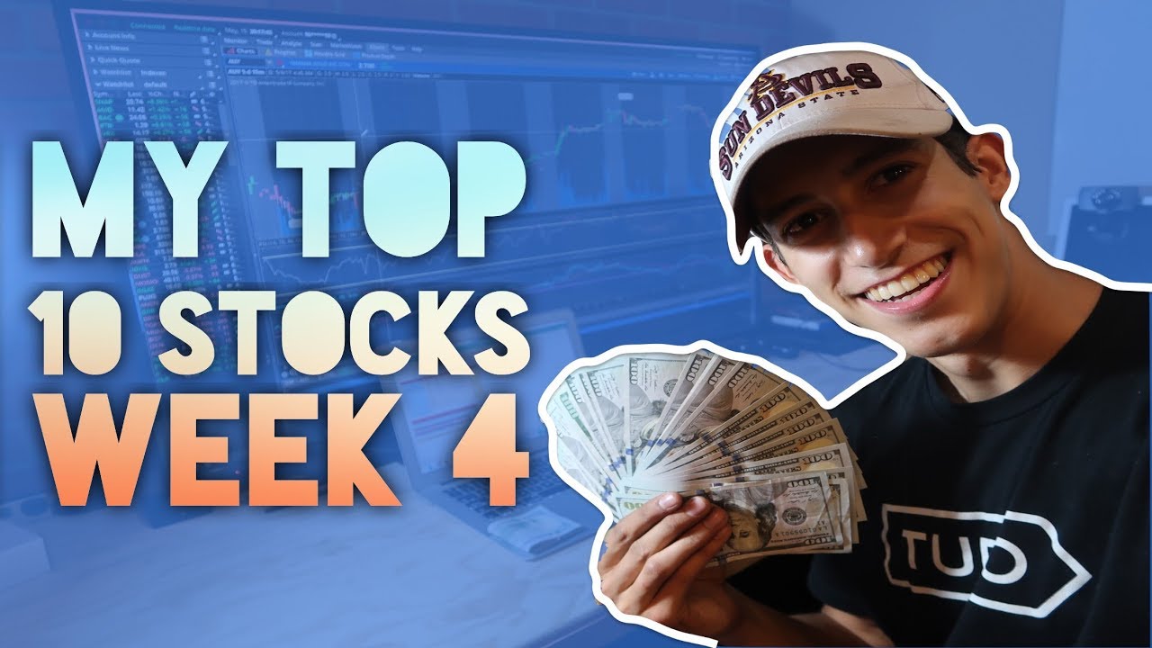 My Top 10 Stocks For Week 4 Of October 2017 | Sunday Stock Talk