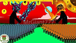 EPIC BATTLE! ARMY MERCENARY VAMPIRE VS x9999 MERCENARY PYROBLAZE | Stick War Legacy Mod | MrGiant777 screenshot 1
