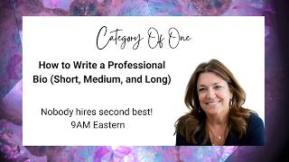 How to Write a Professional Bio (Short, Medium, and Long)