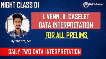 NIGHT CLASS 01 | I. VENN & II. CASELET | PRELIMS LEVEL DI | QUANT | By Yashraj Sir
