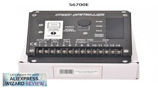 S6700E S6700H Diesel Generator Governor Engine Speed Control Unit Circuit Panel Generator Review