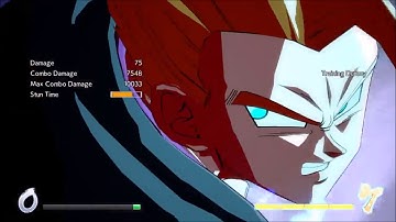 DBFZ Goku blue double super links quick easy example SSGSS combo